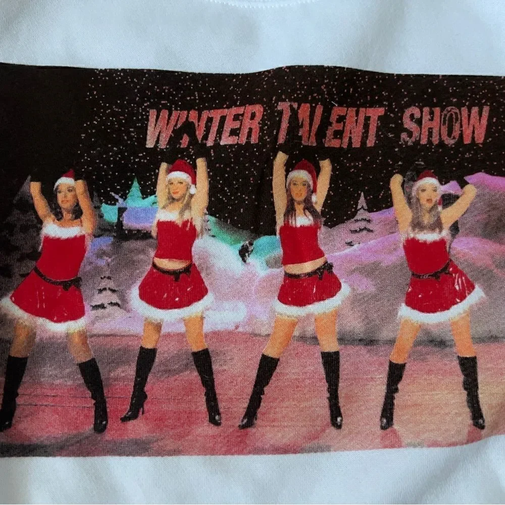 Mean Girls Christmas Sweatshirt-Size Large